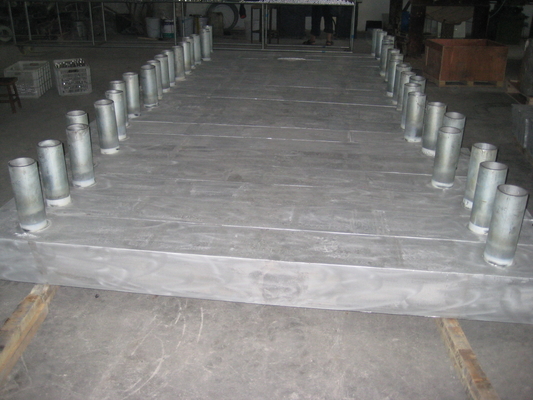 Ánodo sacrificatorio de aluminio de aluminio sacrificatorio marino del ánodo/ASTM
