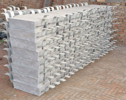 Ánodo de aluminio sacrificatorio de plata modificado para requisitos particulares para la protección catódica