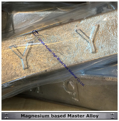 Cuadrado de la aleación de MgY de la aleación principal del magnesio/barra redonda Y-basados