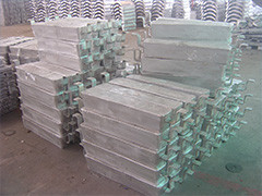 Ánodo de aluminio sacrificatorio de la aleación MIL-A-24779 para las plataformas de la producción