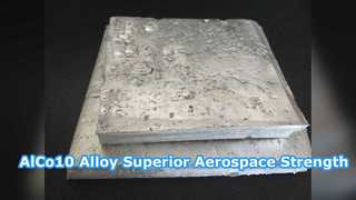 Aleación maestra de aluminio y cobalto AlCo10 para fundición aeroespacial