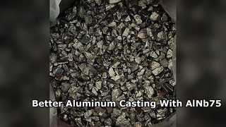 Aleación maestra AlNb75 para un refinamiento superior del grano de aluminio