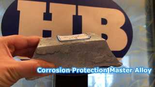 Presente el lingote de aleación de bario y magnesio de aleación maestra de aluminio MgBa10 para protección catódica para usted