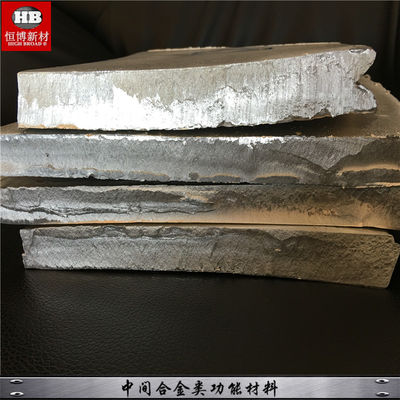 Aleación maestra de aluminio y tungsteno AlW5 con 5% de contenido de W en lingote para refinamiento de grano