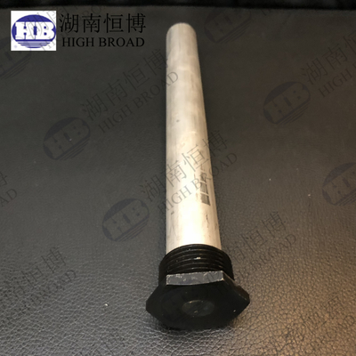 cAST AZ31 Varillas de ánodo de magnesio para calentadores de agua caliente M6 20x250