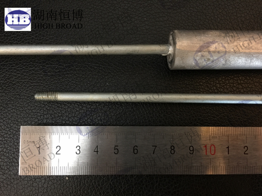 cAST AZ31 Varillas de ánodo de magnesio para calentadores de agua caliente M6 20x250