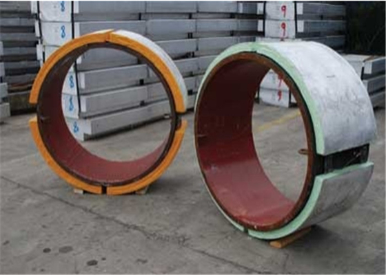 Anodos de brazalete de sacrificio Protección catódica para tuberías Anodo de aluminio con doble barra plana