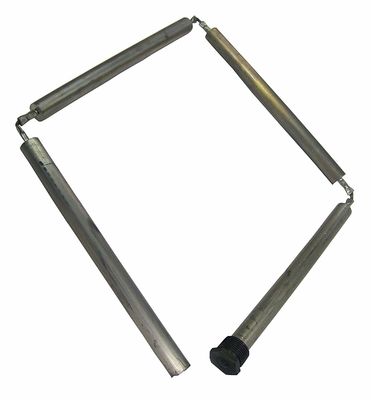 Diseño de anodo compacto de aleación de aluminio de 19 mm 3/4 NPT 450 mm para un condensador compacto