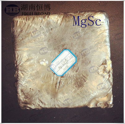 Lingote de la aleación de MgY30 MgNd30 MgGd30 MgLa30 MgSr10 MgCa20 MgCu para los endurecedores de la aleación del magnesio de las propiedades de Mechical de la fuerza
