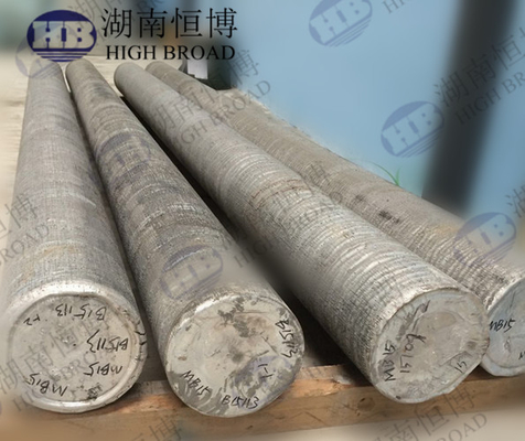 AZ80 AZ91 Bolígrafo de magnesio fundido semicontinuo para extrusión / moldeo de espesor / fundición a presión