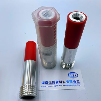Boquilla de chorro de arena de carburo de boro con perforación de venturi 35x7 mm para resistencia al desgaste extremo en aplicaciones industriales
