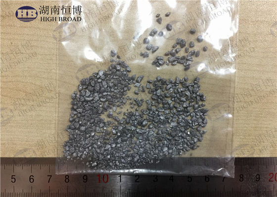 1-3 mm de aleación maestra de aluminio niobio AlNb65% Granulos para el refinamiento de granos en piezas de aviación