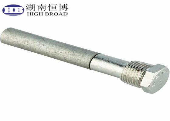 Agua ánodo de aluminio Rod del calentador 9-1/2” con el enchufe NPT 3/4&quot; del acero inoxidable