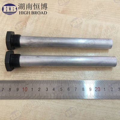 16 mm de diámetro 900 mm de longitud de aleación de aluminio flexible de enlace de la barra de ánodo con 3/4 NPT hilo para calentadores de agua comerciales