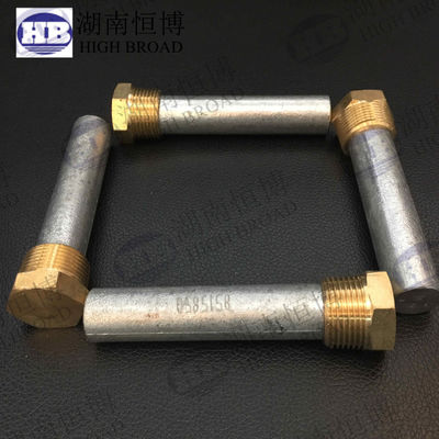 16 mm de diámetro 900 mm de longitud de aleación de aluminio flexible de enlace de la barra de ánodo con 3/4 NPT hilo para calentadores de agua comerciales