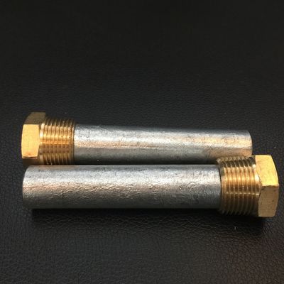 Barra de ánodo mini de magnesio AZ31 de 16 mm con rosca M8, protección compacta de 250 mm para caldera pequeña