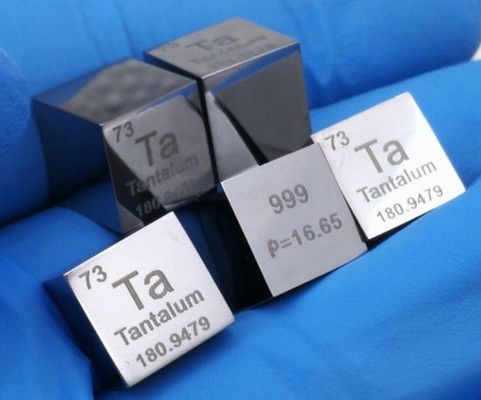 99% Min Barras metálicas de tántalo de grado metalúrgico para condensadores