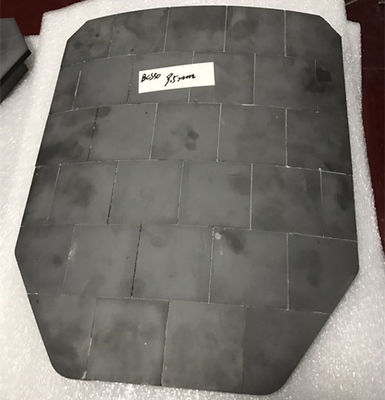 Placa de blindaje corporal de carburo de silicio con tolerancia a altas temperaturas y resistencia al desgaste estándar NIJ IV