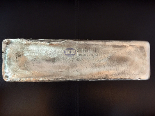 Ingot de aleación de magnesio Zn en forma irregular para aplicaciones industriales