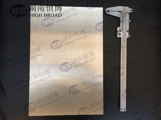 Dureza HB30-HB90 Placas de aleación de plata y magnesio Resistencia a la tracción ≥ 160 MPa