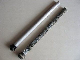 Enlace flexible segmentado de calentador de agua de magnesio varilla de ánodo de 32 pulgadas para la instalación de tanques de baja altura