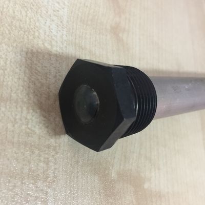 Alto potencial AZ63 Magnesio varilla de ánodo sacrificial con ASTM B843-13 estándar y 3/4 pulgadas NPT hilo para calentadores de agua