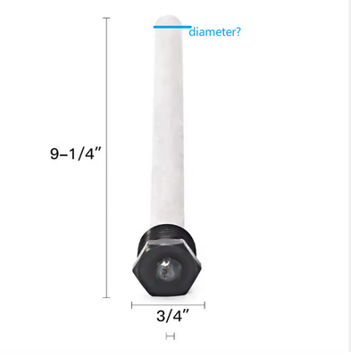 Rodas de ánodo de magnesio para calentadores de agua Calderas de agua Tanques