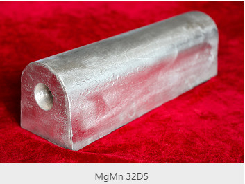 Peso de anodo de aleaciones de magnesio de plata lisa para protección industrial