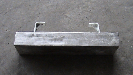 MIL-A-24779 Anodos de protección catódica de aleación de aluminio para diques marinos / pilares para mar adentro