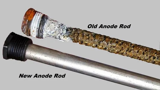 0.5 &quot;Diámetro de la varilla de anodo de magnesio de reemplazo para los tanques de acero Calentador de agua