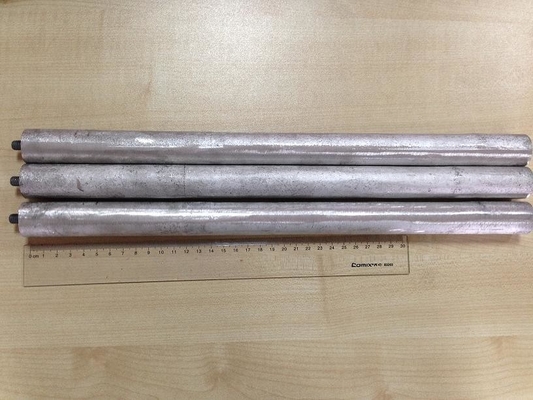 26 mm de diámetro 1 pulgada Magnesio barras de ánodo para la protección contra la corrosión de los tanques de acero az31 az63 grados