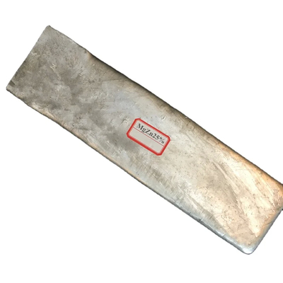 Ingotas de aleación de plata y magnesio lisas Ingotas irregulares de forma irregular para una mayor elongación