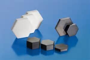 Pressureless Sintered Silicon Carbide Ceramic Tile 100x100x6mm Square Shape Ballistic Armor Plate