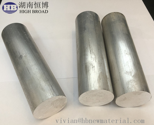 Varillas de ánodo de magnesio personalizadas Buena formabilidad y superficie lisa para longitudes de 100/200/500 mm