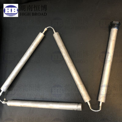 Paquete doble de varilla de ánodo para calentador de agua de magnesio NPT de 3/4 pulgadas, juego de repuesto doble de 38 pulgadas con cinta roscada