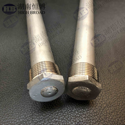 Paquete doble de varilla de ánodo para calentador de agua de magnesio NPT de 3/4 pulgadas, juego de repuesto doble de 38 pulgadas con cinta roscada