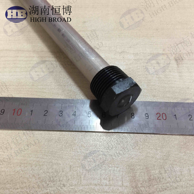 Diámetro de 16 mm Calentador de agua solar Varillas de ánodo para tanques de acero Alta resistencia a la tracción