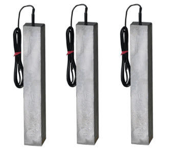 Torre de enfriamiento cilindro de anodo sacrificial de aluminio tipo 350x80mm montura de brida 7,5 kg protección industrial de aguas Al-Zn-In
