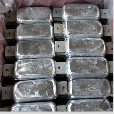 Material de cátodo Anodo sacrificial para tuberías de acero submarinas y subterráneas Fácil de instalar tecnología