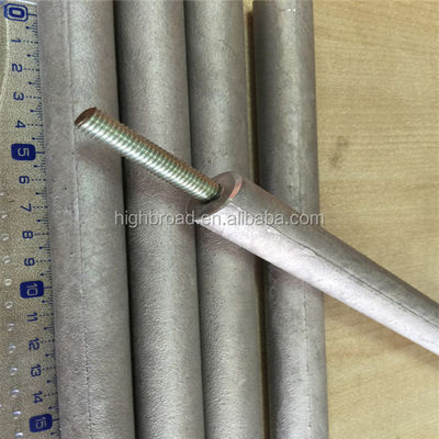 Aluminio Zinc Compuesto Magnesio Calentador de agua Varilla de ánodo 42 pulgadas 3/4 NPT para el control del olor de azufre en agua dura
