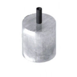 Alta pureza AZ63 Magnesio de Anodo Sacrificial 44 pulgadas 3/4 NPT para la protección catódica del tanque de agua marina