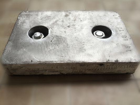 Anodos de aluminio de alta resistencia a la corrosión Sistema de protección catódica Plataformas de perforación en alta mar, fundación de turbinas eólicas e instalaciones portuarias