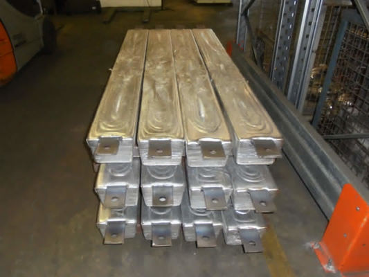 Alta resistencia a la corrosión ánodo de sacrificio de aluminio para el rendimiento del tanque de lastre de aluminio