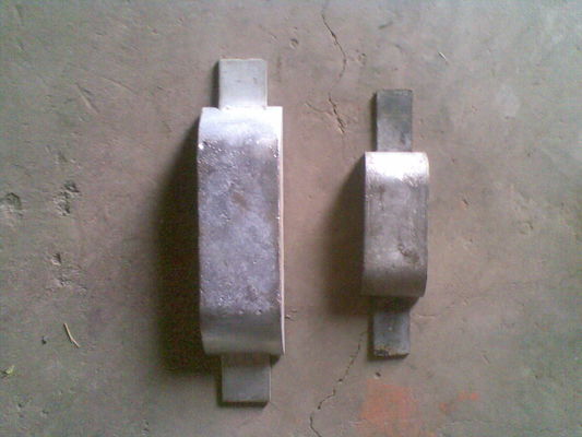 Ánodo de aluminio empotrado con inserto de varilla sólida para protección catódica en alta mar, más adaptable a la forma geométrica de la estructura y con menor efecto en la resistencia