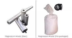 Anodo de sacrificio fundido 9D3 17D3 32D5 Anodo de magnesio para M1C 17 Lbs 32 Lbs 60 Lbs Anodos rellenos