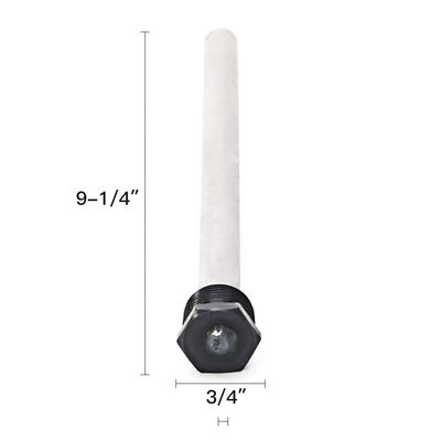 Rodas de anodo de magnesio de alta pureza segmentadas flexibles de 36 pulgadas 0,9 pulgadas de diámetro núcleo de acero roscado para tanques de pozo profundo