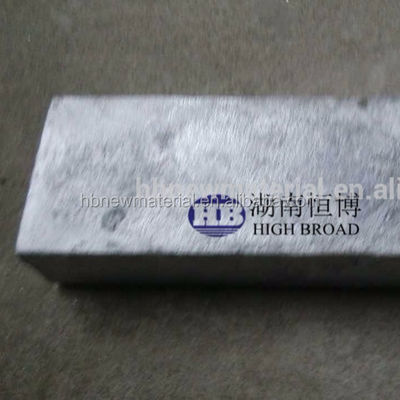 Ingot de aleación de magnesio y lantano certificado ISO9001:2008 con un contenido de lantano del 10 al 30% para el refino de granos