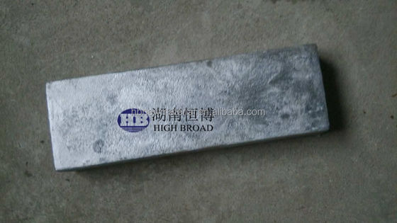 Ingot de aleación de magnesio y lantano certificado ISO9001:2008 con un contenido de lantano del 10 al 30% para el refino de granos