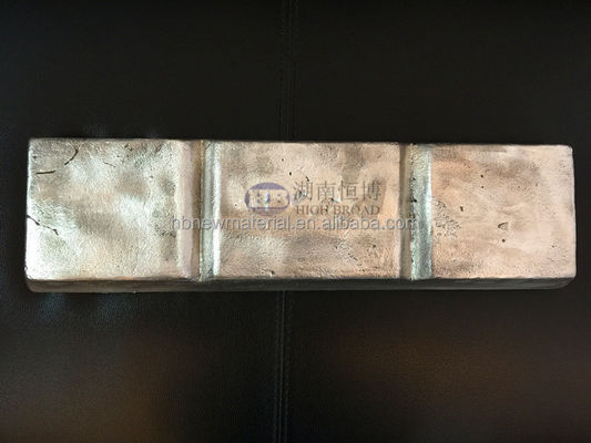 Ingot de aleación de magnesio y lantano certificado ISO9001:2008 con un contenido de lantano del 10 al 30% para el refino de granos