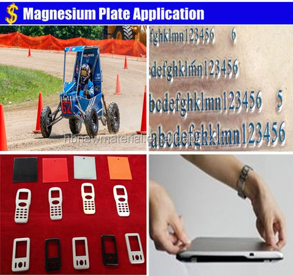 Placa y lámina de aleación de magnesio WE43 WE54 WE94 para aplicaciones aeroespaciales y personalizadas
